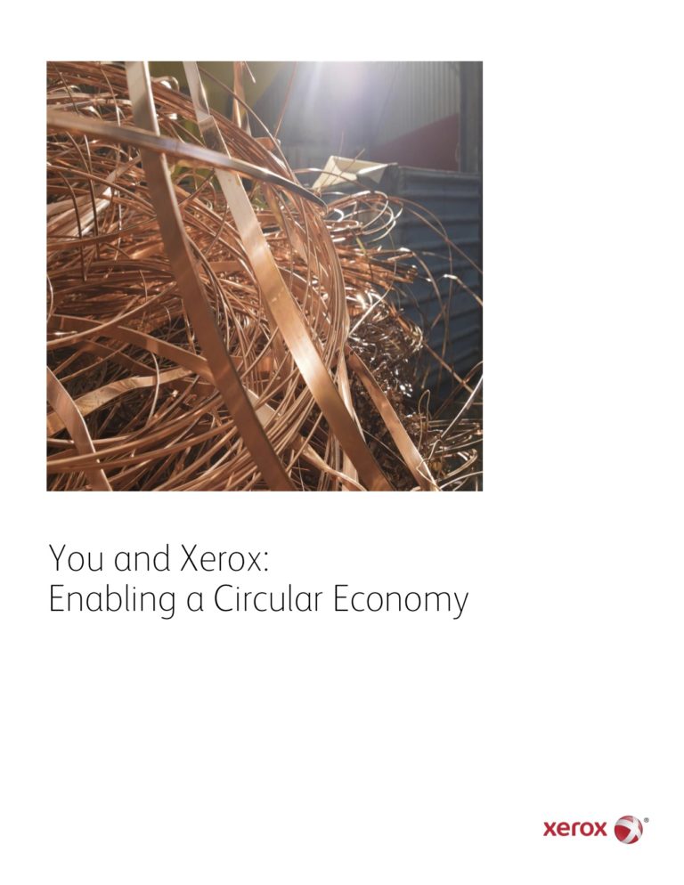 Enabling A Circular Economy, Xerox, Environment, Document Xcellence, Barre, ON, Ontario, Xerox, Agent, Dealer, Reseler