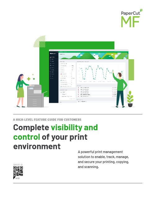 Full Brochure Cover, Papercut MF, Document Xcellence, Barre, ON, Ontario, Xerox, Agent, Dealer, Reseler